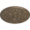 Ekena Millwork Baile Ceiling Medallion (Fits Canopies up to 6"), Hand-Painted Warm Silver, 31 1/4"OD x 2 1/4"P CM31BAWSS - alternate 2